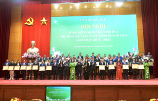 Quảng Ninh: Gần 190.000 lượt hộ sản xuất, kinh doanh giỏi trong giai đoạn 2021-2025