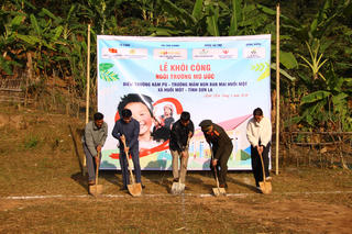 Sơn La: Khởi công xây dựng điểm trường Nậm Pù - trường Mầm non Ban Mai