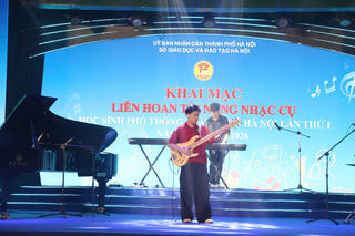 Lần đầu Hà Nội tổ chức sân chơi nhạc cụ cho học sinh phổ thông