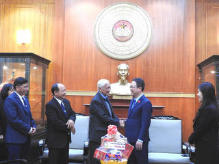 Các tổ chức tôn giáo thăm, chúc Tết Ủy ban Trung ương MTTQ Việt Nam