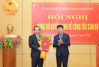 Ông Đặng Thanh Sơn giữ chức Phó Chủ tịch UBND tỉnh Ninh Bình