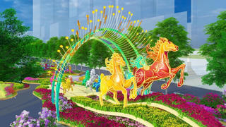 Đường hoa Nguyễn Huệ Tết Bính Ngọ 2026: Kết nối liên vùng, giao thoa văn hóa quốc tế