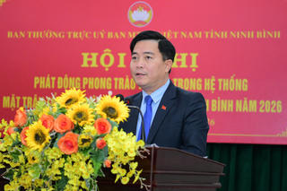 MTTQ tỉnh Ninh Bình phát động phong trào thi đua yêu nước năm 2026