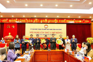 Hiệp thương cử 2 Phó Chủ tịch Ủy ban MTTQ Việt Nam tỉnh Cao Bằng