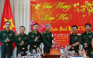Khánh Hòa:  Thăm, chúc Tết cán bộ, chiến sĩ Bộ đội Biên phòng tỉnh 