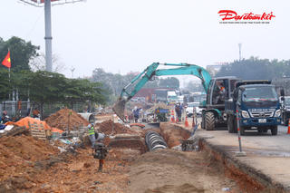Hà Nội khẩn trương thi công nút giao Quốc lộ 2 – cao tốc Nội Bài – Lào Cai, để giảm ùn tắc