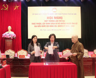 Lập danh sách sơ bộ người ứng cử Đại biểu Quốc hội và HĐND TP. Hà Nội