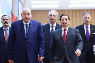 Thủ tướng Chính phủ Phạm Minh Chính hội kiến Chủ tịch Hạ viện Jordan