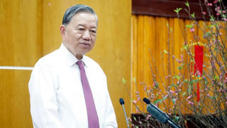 Tổng Bí thư Tô Lâm thăm, chúc Tết Đảng bộ, chính quyền, nhân dân tỉnh Tây Ninh