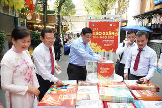 TP Hồ Chí Minh: Triển lãm bìa báo Xuân 2026 xuyên suốt Tết Nguyên đán