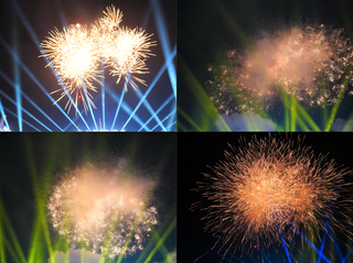 Rực rỡ pháo hoa lúc giao thừa, người dân miền Trung vỡ òa trong niềm vui năm mới