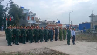 Thiêng liêng Lễ chào cờ chủ quyền năm mới trên đặc khu Bạch Long Vĩ