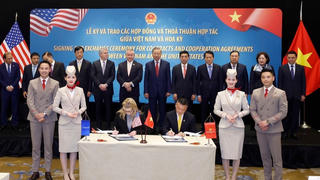 Tổng Bí thư Tô Lâm chứng kiến lễ ký và trao thỏa thuận hợp tác Việt Nam-Hoa Kỳ