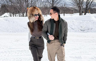 Gia đình Hồ Ngọc Hà – Kim Lý đón Tết với tuyết