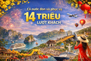 Du lịch bứt tốc dịp Tết Bính Ngọ 2026 với 14 triệu lượt khách