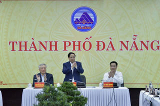 Thủ tướng Chính phủ Phạm Minh Chính làm việc với Ban Thường vụ Thành ủy Đà Nẵng