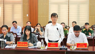 Chủ tịch Mặt trận tỉnh Khánh Hòa kiểm tra công tác chuẩn bị bầu cử 