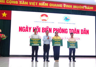 'Ngày hội Biên phòng toàn dân' hỗ trợ sinh kế cho người dân Cần Giờ, TP Hồ Chí Minh