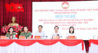 Người ứng cử đại biểu Quốc hội vận động bầu cử tại Đà Nẵng