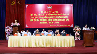 Phó Chủ tịch - Tổng Thư ký Hà Thị Nga tiếp xúc cử tri ở Than Uyên và Mường Than