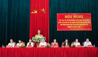 Phó Chủ tịch Quốc hội Nguyễn Thị Thanh tiếp xúc cử tri Ninh Bình