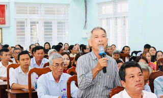 Khánh Hòa: Tiếp xúc cử tri đối với những người ứng cử đại biểu Quốc hội khóa XVI 