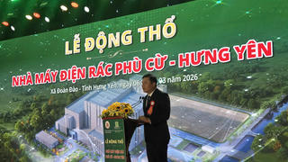 Hưng Yên: Khởi công nhà máy điện rác công suất xử lý 1.600 tấn/ngày

