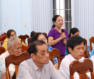 Khánh Hòa: Tiếp xúc cử tri với những người ứng cử đại biểu HĐND tỉnh, đơn vị bầu cử số 6