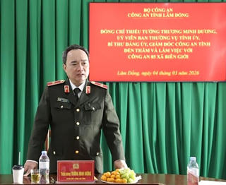 Lâm Đồng: Kiểm tra công tác an ninh bầu cử tại các xã biên giới
