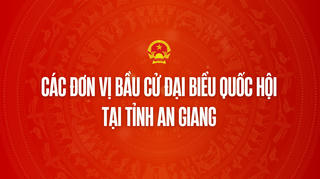 Infographic: Các đơn vị bầu cử đại biểu Quốc hội tại tỉnh An Giang 