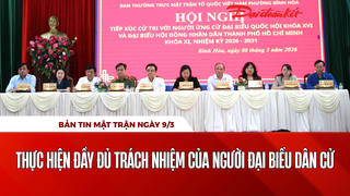 Bản tin Mặt trận sáng 9/3