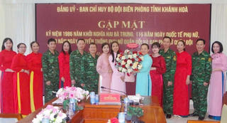 Khánh Hòa: Bộ đội Biên phòng tỉnh tổ chức gặp mặt kỷ niệm Ngày Quốc tế Phụ nữ 8/3