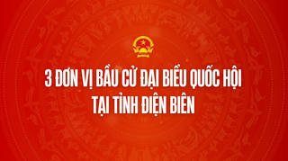 Infographic: 3 đơn vị bầu cử đại biểu Quốc hội tại tỉnh Điện Biên