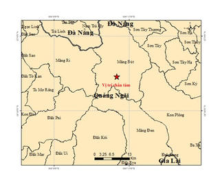 Quảng Ngãi liên tiếp xảy ra động đất ở xã Măng Bút