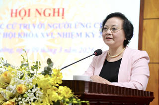 Phó Thủ tướng Chính phủ Phạm Thị Thanh Trà tiếp xúc cử tri tỉnh Lào Cai