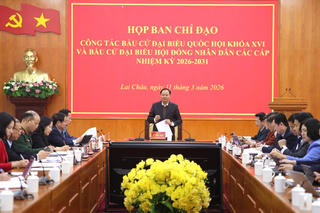 Lai Châu họp đánh giá công tác tổ chức chuẩn bị cho ngày bầu cử