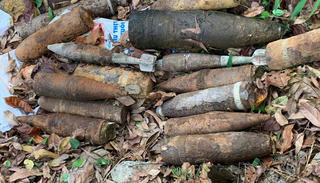 Tây Ninh: Phát hiện quả bom hơn 100kg còn nguyên ngòi nổ