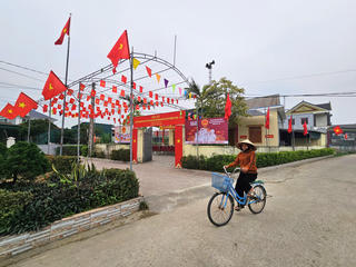 Hà Tĩnh: Xã Cổ Đạm sẵn sàng cho ngày hội non sông