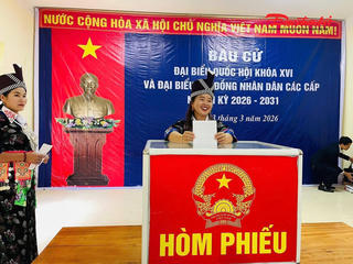 Nghệ An: Tỷ lệ cử tri tham gia bầu cử sớm đạt 99,6%