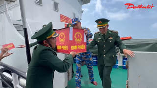 Quảng Trị: Tổ chức cho cán bộ, chiến sĩ đang làm nhiệm vụ trên biển bầu cử