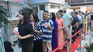 TP Hồ Chí Minh: Cử tri đi bầu cử tại hơn 5.000 khu vực bỏ phiếu