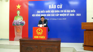 Nghệ An: Tỷ lệ cử tri tham gia bầu cử đạt 99,7%