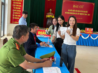 Đi bầu cử ở đặc khu Cồn Cỏ 