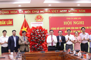 Ông Đỗ Hữu Huy giữ chức Bí thư Đảng ủy UBND tỉnh Đắk Lắk