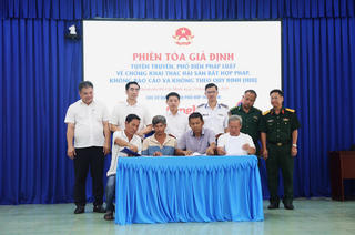 Tổ chức phiên tòa giả định về chống khai thác hải sản bất hợp pháp