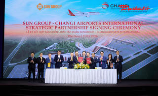 Sun Group hợp tác Changi Airports, nâng tầm sân bay Phú Quốc thành 'điểm đến' quốc tế