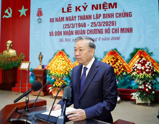 Tổng Bí thư Tô Lâm: Binh chủng Công binh tiếp tục phát huy truyền thống “Mở đường thắng lợi”