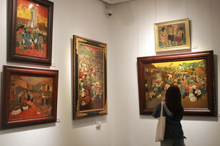 Dấu ấn một thế kỷ qua triển lãm ‘Hồn quê’ của họa sĩ Hoàng Sùng