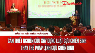 Bản tin Mặt trận sáng 26/3