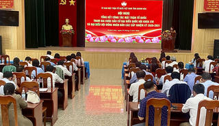 Khánh Hòa tổ chức Hội nghị tổng kết công tác Mặt trận tham gia bầu cử ĐBQH và HĐND các cấp